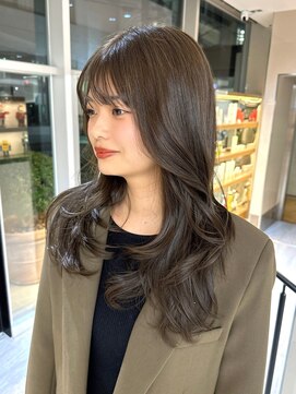 ピークアブー ワン(PEEK-A-BOO ONE) #透明感カラー#全体レイヤー#アッシュベージュ