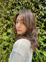 ガーデン 銀座(GARDEN)&nbsp;デジタルパーマ チェリーブラウン イメチェン 垢抜けヘア