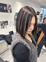 キング 高槻(K!ng) 縮毛矯正髪質改善ハイライトレイヤーカット枚方美容室エクステ