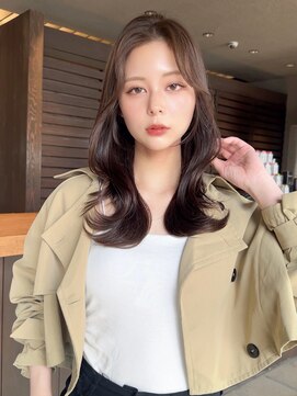 ロンド ラマ 岐阜(Lond bla-ma) 大人韓国くびれヘア/顔周りレイヤー/グレージュ