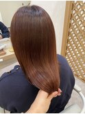 艶カラー×髪質改善トリートメント