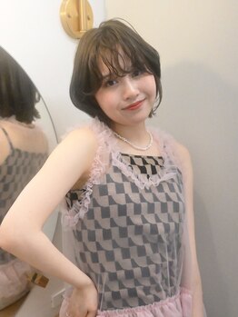 シアエミュー 新越谷店(SHEER emu)の写真/《カット＋トリートメント¥4500～》扱いやすいショートカットは【SHEER】にお任せ☆《新越谷駅/徒歩2分》