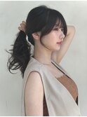 顔まわりカット/前髪カット/サイドバング/顔まわりレイヤー