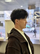 メンズサロンバムオム 名古屋栄店(MEN’S SALON BAMM HOMME)&nbsp;簡単セット！アイロンで作る大人のナチュラルセンターパート