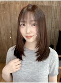 透明感カラー/髪質改善/縮毛矯正/韓国風レイヤーカット