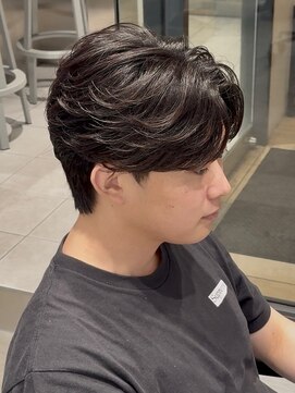 フィフス 渋谷(fifth) 渋谷波巻きスパイラルメンズウルフボブシャドウパーマフェザー