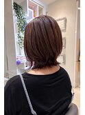 大人ナチュラルレイヤーボブ