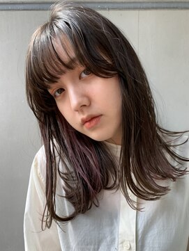 シュピネ(choupinet) ラベンダーピンクイヤリング