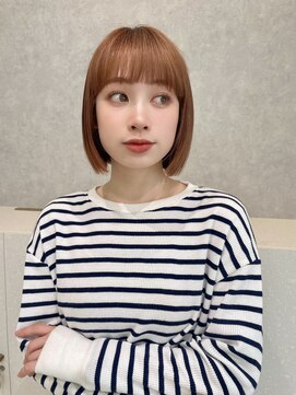 レイヤーカット/くびれ巻き/ヨシンモリ/小顔カット/イメチェン