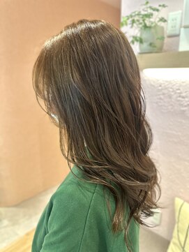 ブリーチ無しダブルカラー12.9オリーブグレー