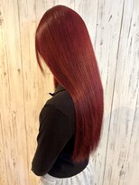 ヘブンリー(heavenly)&nbsp;チェリーレッド赤髪ワインレッドボルドーカラーピンクレッド