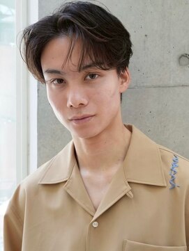 ニコ トウキョウ 渋谷(nico TOKYO) メンズ/センターパート/ニュアンスパーマ/曲がる縮毛矯正