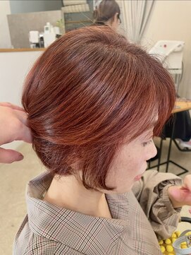 リンド(Lindo) 白髪を活かすレッドオレンジカラー