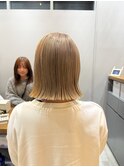 初カラーにもおすすめブロンドミルクティー