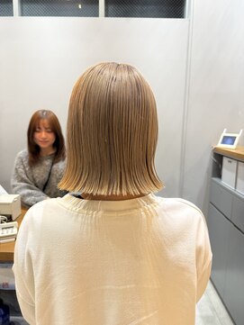 エマピボット 中川本店(EMA PIVOT) 初カラーにもおすすめブロンドミルクティー