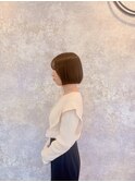 ミニボブショートボブ切りっぱなしボブ