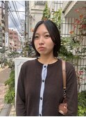 軽い質感のレイヤーボブヘア