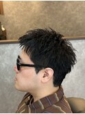 【短髪必見】スパイキーショート×ソフトツイスト
