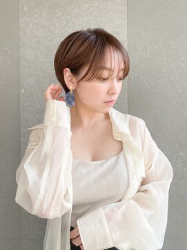 ロンド レグリーズ 立川(Lond leglise) ハンサムショート/丸みショートボブ/20代30代40代50代/顔周り