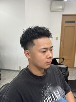岡田理髪処 ローフェードカーリーショート