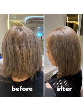 アース 渋谷店(HAIR&MAKE EARTH) ブリーチ毛の美髪縮毛矯正