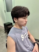 ジーニー 千葉(GENiE)&nbsp;ニュアンスフェザーパーマ/韓国風センターパート/大堰龍吾