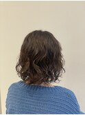 ふんわり動きのあるショートボブ
