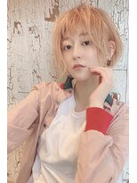 07 バイアフロート(by afloat)&nbsp;夏ハイトーン耳かけイメチェンフォギーベージュショート