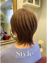 ミュゼ ドゥ アート(Musee du Art)&nbsp;【髪質改善】白髪染めでも出来る！グレージュマッシュウルフ