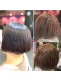#縮毛矯正　#ショート　A.N