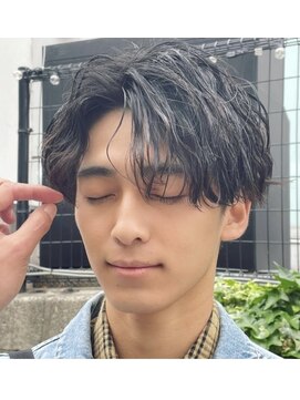 サンチャサロン(sancha salon) 黒髪パーマ