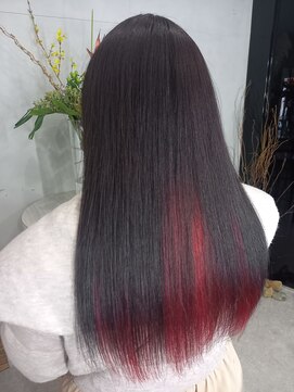 ウィクシー(wixy) インナーカラー/個性派/ヴァンパイアレッド