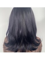 エストアール フクオカ 福岡博多店(est-r. Fukuoka)&nbsp;アッシュバイオレット×ミディアムレイヤー