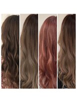 ルフレ 新宿歌舞伎町店(Reflet)&nbsp;暗髪/ミルクティー/ハイトーン/韓国/ブリーチ/ベージュ/ロング