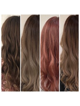 ルフレ 新宿歌舞伎町店(Reflet) 暗髪/ミルクティー/ハイトーン/韓国/ブリーチ/ベージュ/ロング