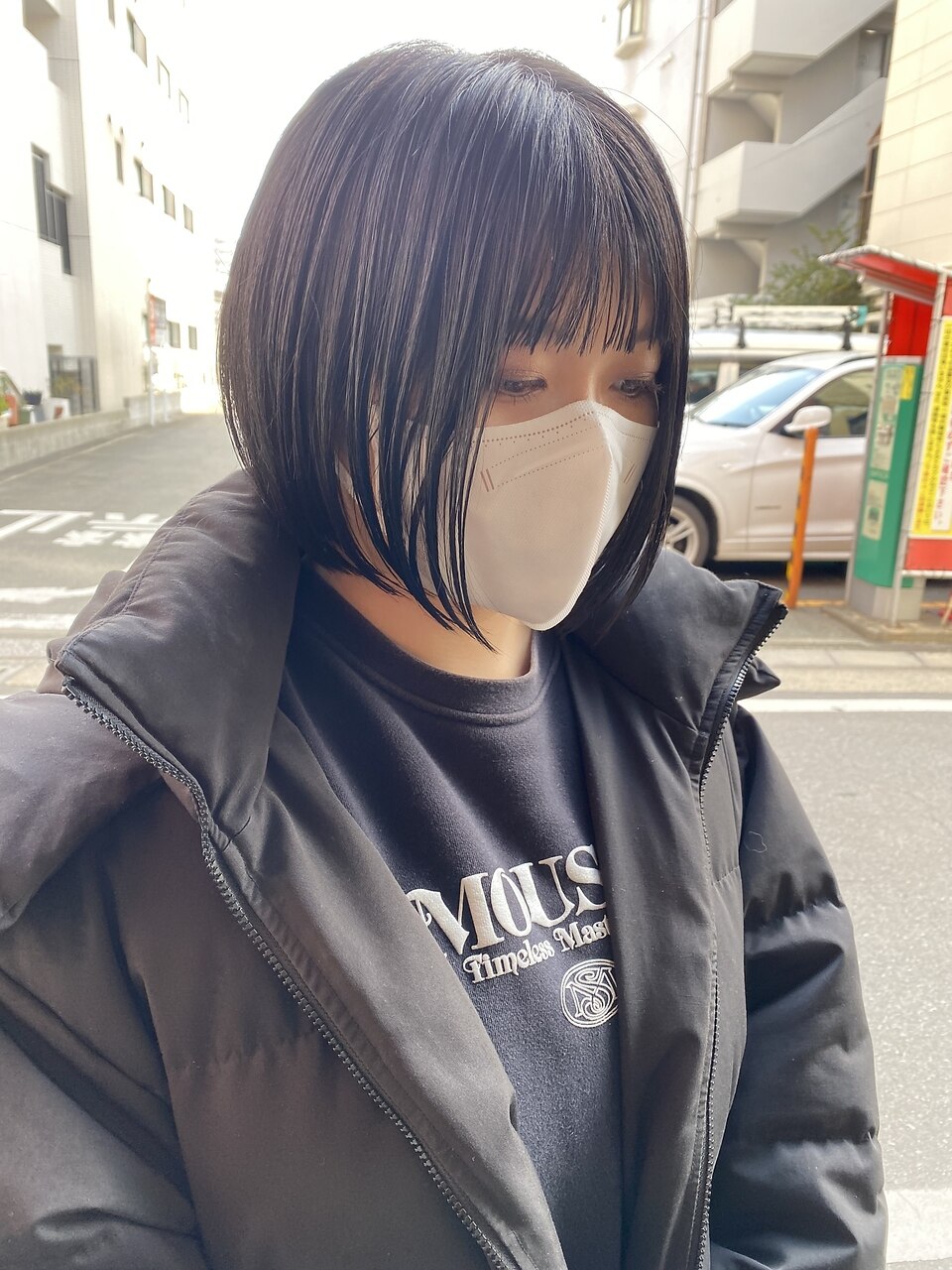 Takumi似合わせ黒髪ショートボブ10代20代30代：L175957192