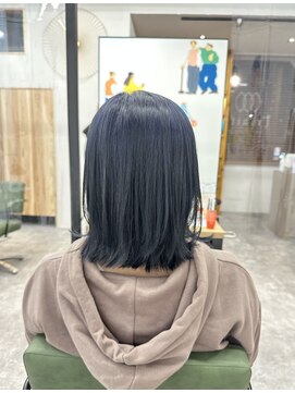 トリニティ 本厚木(trinity) 韓国風カラー/ブルーブラック/本厚木