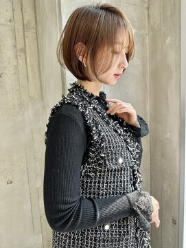 ロンド アンブル 四条烏丸(Lond ambre) 【Lond ambre】伊藤ガク チョコレートカラー/ショート/ボブ/韓国