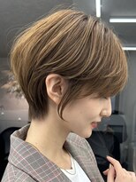 ロンドブルーム 天神大名店(Lond Bloom) ダブルカラーショートボブインナーカラーハイライトケアブリーチ