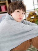 小顔前下がり韓国風束感ショートマッシュc5戸頭20代30代40代