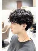 波巻き/波巻きパーマ/波巻きスパイラル/メンズパーマ