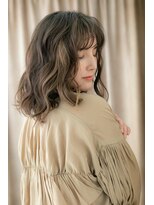 カバーヘア ブリス 大宮西口(COVER HAIR bliss) 大人ハイライトリラクシーゆるふわミディTb6大宮20代30代40代