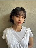 お洒落なミニボブ×抜け感パーマ