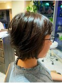 コスメパーマ/似合わせ/大人ショートカット