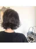 パーマスタイル/ハッシュカットフルバング