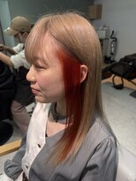 ブレイク 静岡掛川店(BREK)&nbsp;インナーオレンジ/メルティカラー/似合わせカット