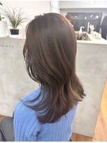 ヘアサロン エフ 渋谷(F) #透明感カラー#レイヤー#ブラウン#くびれヘア