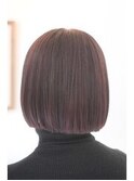 Bob×ボルドーヘアカラー 