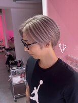 ダズリングディア(Dazzling Deer)&nbsp;ホワイトミルクティー/ホワイトグレージュ/メンズマッシュ