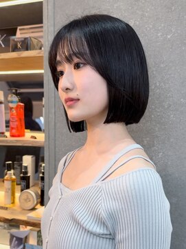ロンド 表参道店(Lond) ◇くすみベージュ/ボブ/前髪/レイヤー/髪質改善/縮毛矯正/表参道